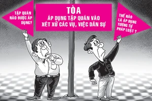 Tòa áp dụng tập quán: Phải rõ ràng