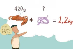 Ăn cua phải tọng cả dây!