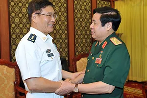 Bộ trưởng Phùng Quang Thanh tiếp đoàn Bộ Quốc phòng Trung Quốc