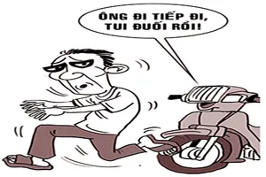 Tác dụng không ngờ khi xe… hết xăng