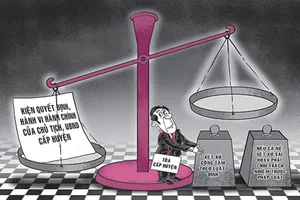 Khởi kiện chủ tịch huyện, tòa nào xử?