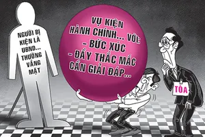 Bị kiện, ủy ban vắng mặt được không?