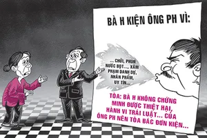 Đi kiện vì bị phun nước bọt vào mặt