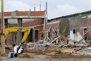 Chưa cho thi công trung tâm tiệc cưới bị sập sàn ở Cần Thơ