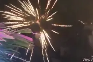 Chưa rõ pháo gì ở tiệc cưới con đại gia