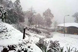 Phía Bắc nghỉ học vì băng tuyết, giá rét