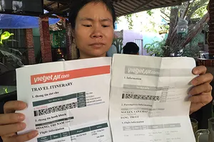 Cẩn thận kẻo mua nhầm vé máy bay giả
