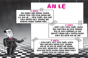 Có nên mã hóa nhân vật trong án lệ?