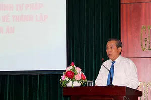 Năm 2020 sẽ triển khai tòa án điện tử