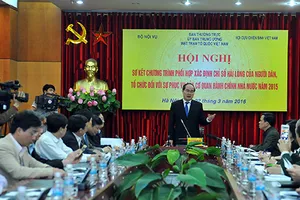 Dân chưa bằng lòng với đạo đức công chức