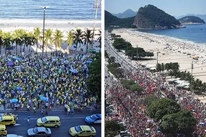 Biểu tình ủng hộ và phản đối tổng thống Brazil