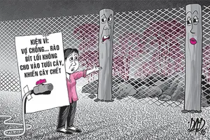 Kiện hàng xóm vì… không cho tưới cây