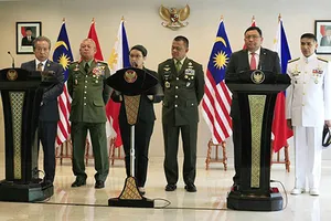 Ba nước ASEAN tuần tra chung