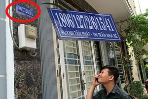 Điên đầu với số nhà 'siêu xuyệt'