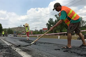 Xử lý lún ở quốc lộ 1 trước ngày 20-5