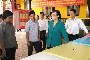 Tổ chức bầu cử cho học viên ở các cơ sở xã hội 