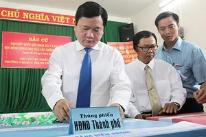 TP.HCM: 99,36% cử tri bỏ phiếu