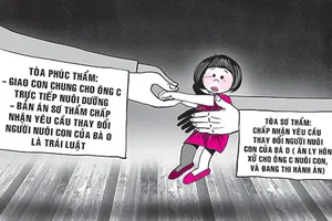 Chưa giao con đã kiện giành con