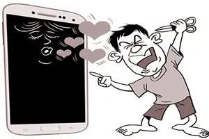 Bị chồng cũ đánh vì xem phim trên điện thoại