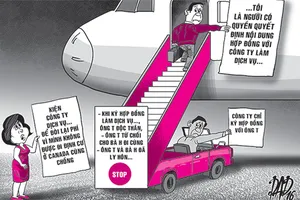 Kiện vì không được đi nước ngoài cùng chàng 