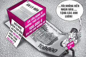 Gian nan thối lại 100 ngàn án phí ly hôn
