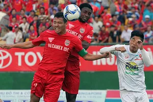 Tứ kết Cúp Quốc gia: ĐKVĐ B. Bình Dương giải hạn