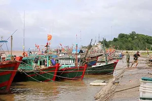 Bão số 1 hướng vào tỉnh Thái Bình, Ninh Bình