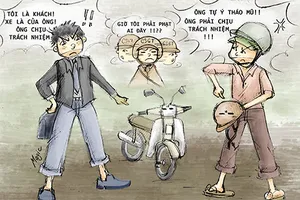 À RA THẾ kỳ 1: Cởi mũ bảo hiểm vì ngứa đầu, phạt sao đây?