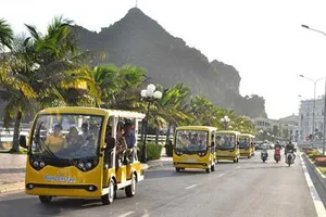 Xe điện chưa đăng kiểm vẫn ung dung chở khách