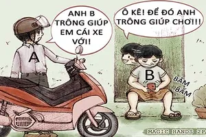 À Ra Thế kỳ 3: Trông giúp xe, có phải đền?