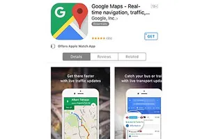 Google Map có mặt trên App Store Việt Nam