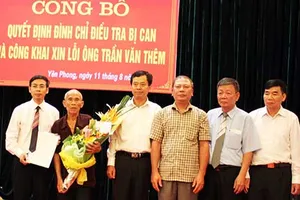 Ông Trần Văn Thêm yêu cầu bồi thường 8,3 tỉ đồng