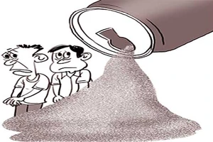 Bán bia độn… cát