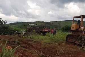 ‘Chúng tôi chỉ san ủi phần đất bị lấn chiếm’ (*)