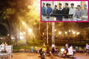 Băng nhóm án ngữ ở Công viên Long Bình