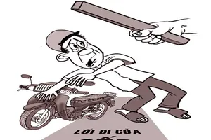 Bị đánh vì đi vào lối của sếp! 