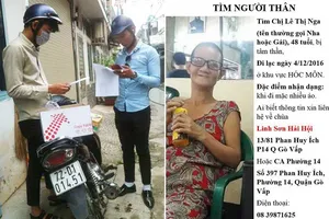 Hàng trăm người góp sức tìm kiếm chị Gái