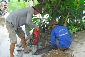 Toàn huyện Hóc Môn được sử dụng nước sạch