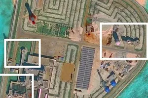 Trung Quốc bố trí công sự phòng không 