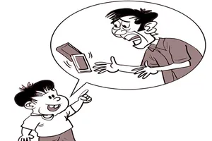 Bé vui vẻ ‘tố’ cha ăn trộm 