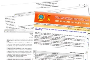 Công khai án trên mạng: Dân dễ tiếp cận, giám sát