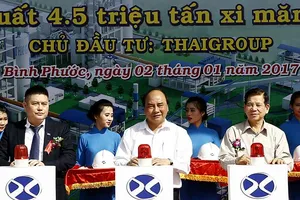 Khởi công nhà máy xi măng 12.000 tỉ đồng