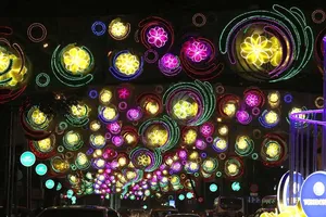 Điều chỉnh đèn trang trí tết bớt lòe loẹt