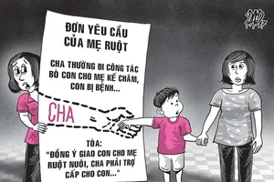 Cha cưới vợ mới, phải giao con cho mẹ
