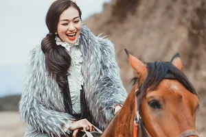 Khánh My đóng phim truyền hình Trung Quốc