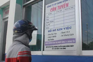 Người lao động trở lại làm việc sau kỳ nghỉ tết