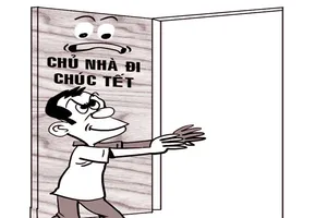 Kẻ trộm canh người đi chúc Tết 