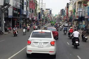 Ô tô được đi 2 chiều đường Phan Đình Phùng