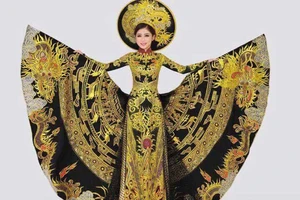 Á khôi Trương Thái Thùy Dương thi Miss Heritage 2017