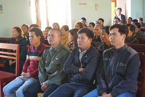 Chủ tọa giải thích lý do hoãn xử vụ cưa gỗ khô